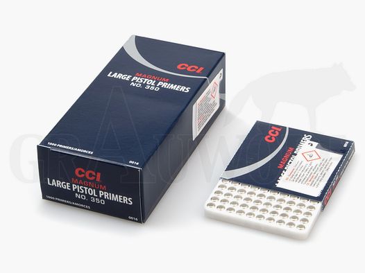CCI 350 Caps de Pistola Magnum 1000 piezas