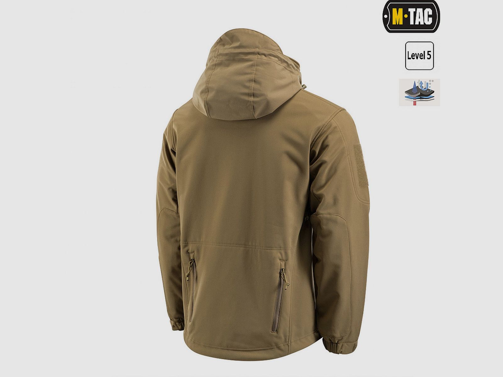 M-Tac Softshelljacke mit Innenfutter, Bild 6 von 23