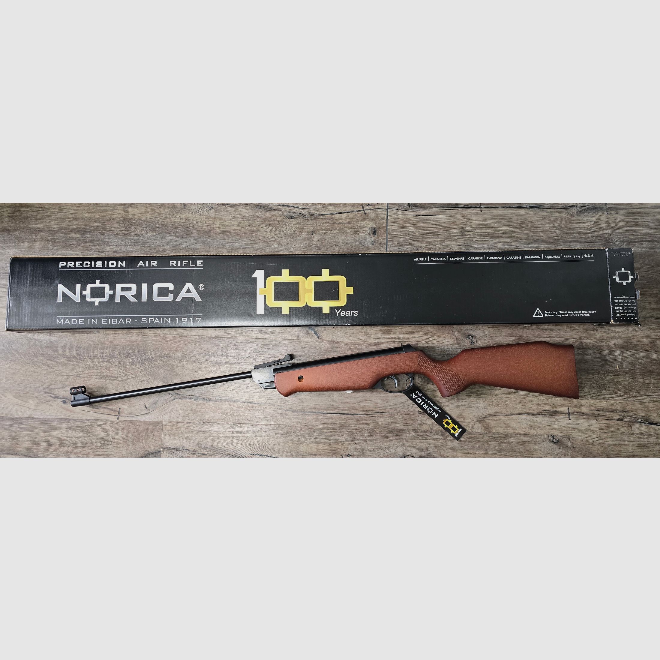 Norica Shooter Luftgewehr 4,5 mm – 7,5 J – NEU – F-Zeichen – OVP