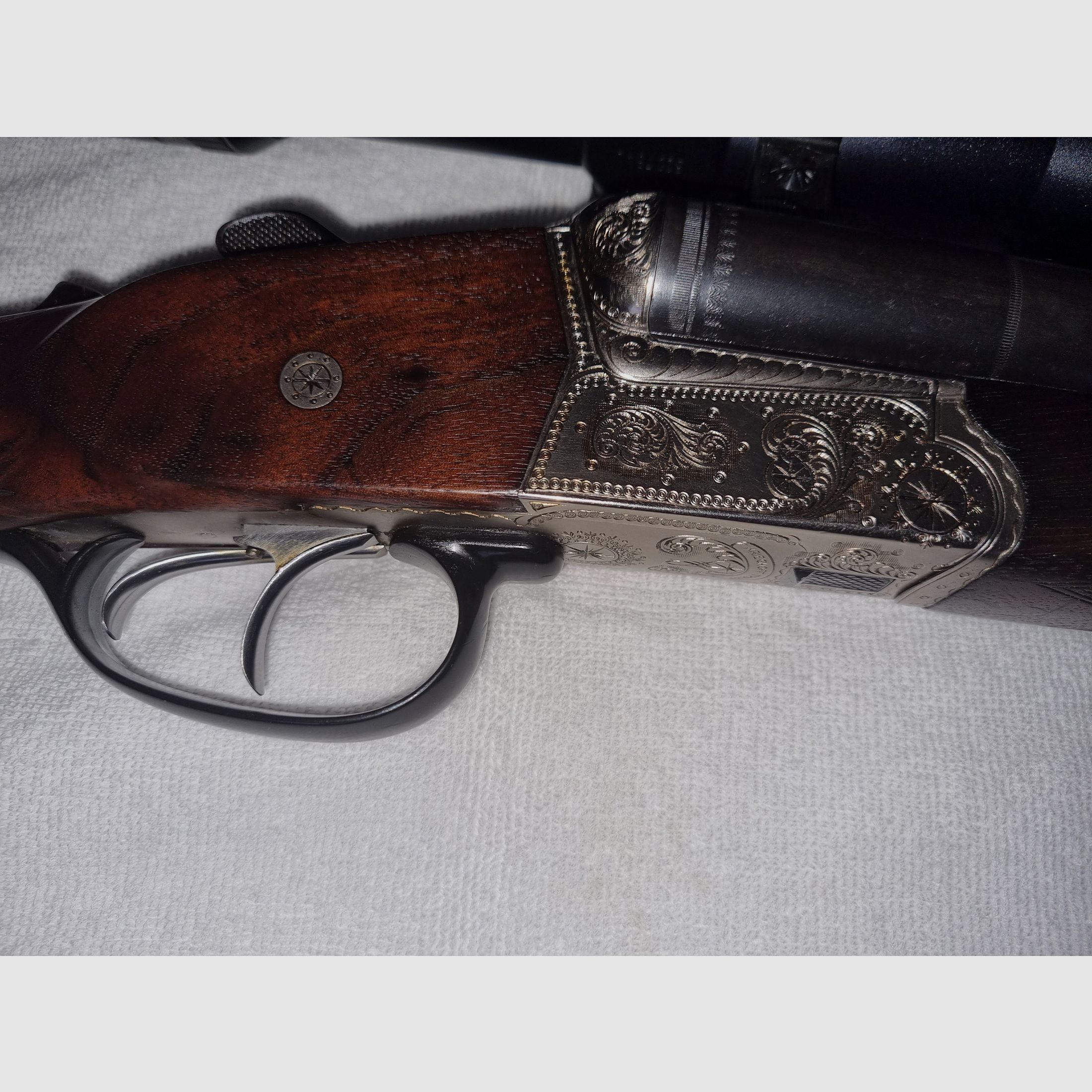 Krieghoff Drilling 7x65, Einstecklauf 22er Magnum, Kahles Zielfernrohr