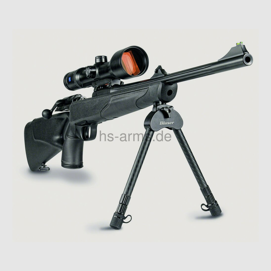 Blaser BiPod Carbon mit Vorderschaftabschluss für R8 Ultimate / Succes (Ø 19 / 22 mm)