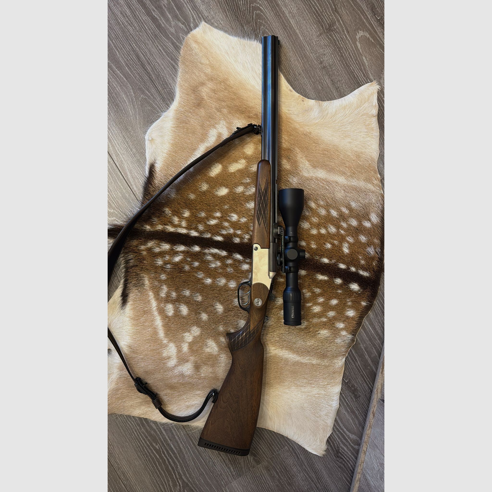 Escopeta de doble cañón (BBF) Patente Blaser con cañón intercambiable