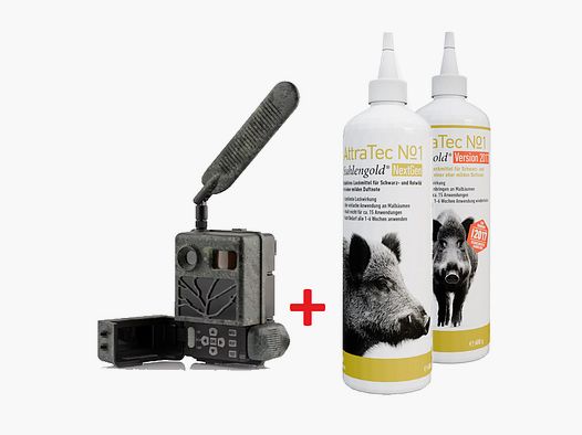 ZEISS Secacam 3 Funk Wildkamera + AttraTec No1 Suhlengold im Set
