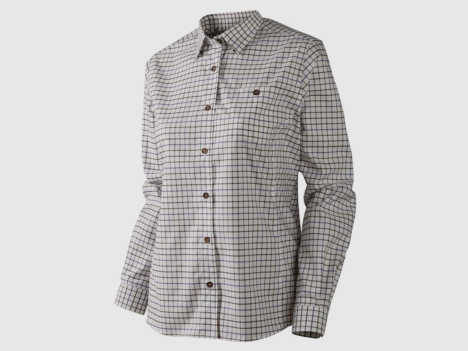 Hrkila Lancaster Damen L/S Hemd Blackberry Check