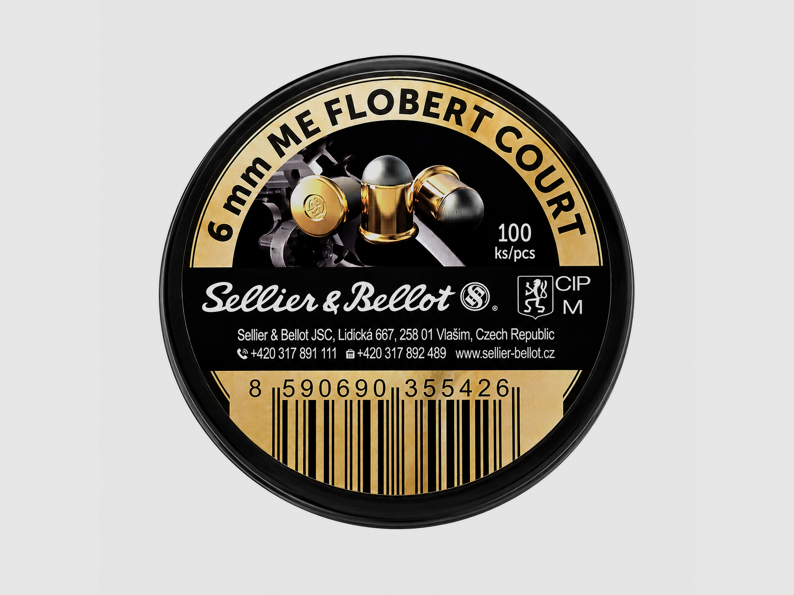 Sellier & Bellot – 6mm ME Flobert Court / 100Stk.