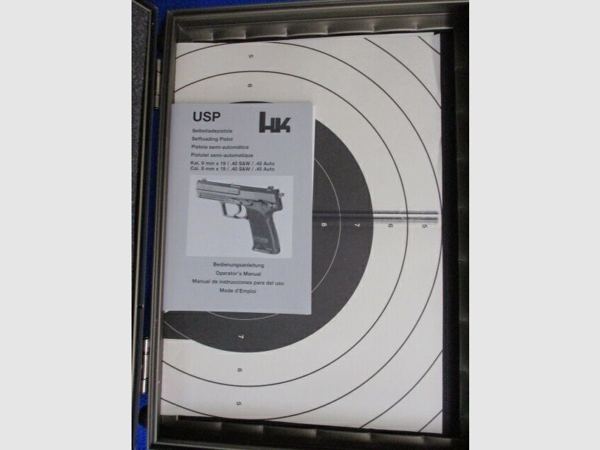 9mm Luger pistol, Heckler & Koch USP Expert with case and accessories USP Expert