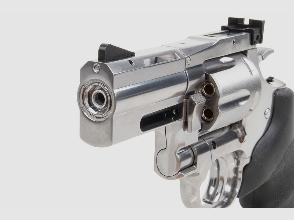 Dan Wesson 715 2,5" .177 Silber 4,5mm Druckluft Co2
