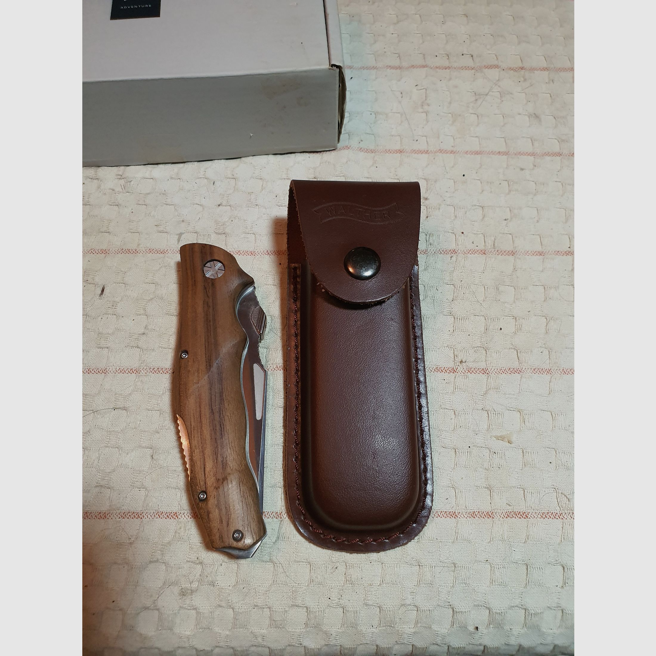 Walther AFW Einhandmesser - Adventure Folder Wood