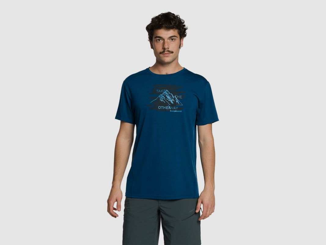 Trangoworld T-SHIRT ARVIEUX BLUE, image 2 of 4