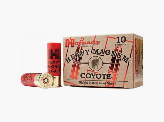 BOX OF 10 HORNADY 12 GA BB NICKEL 3P CARTRIDGES