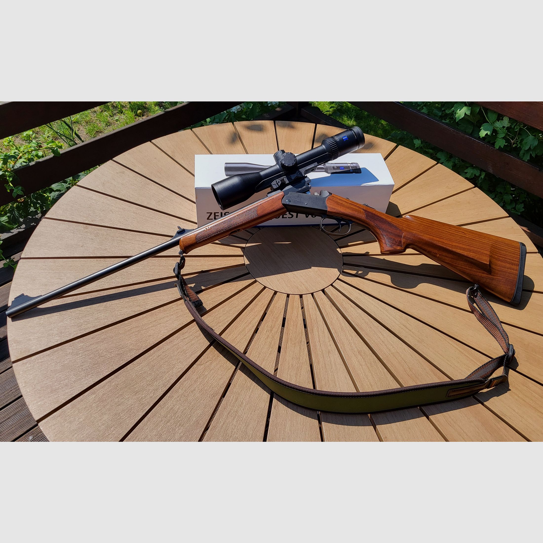 VB! Haenel Jäger 9 mit Zeiss Conquest V6 2-12x50 M Komplettpaket || Kipplaufbüchse mit Zielfernrohr || KLB + ZFR