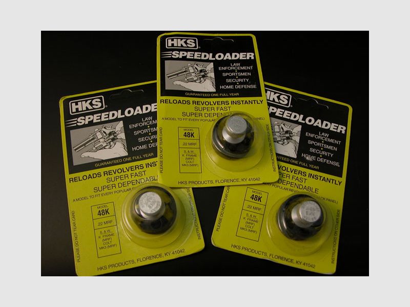 HKS Speedloader Mod. 48-K, 3 Stück