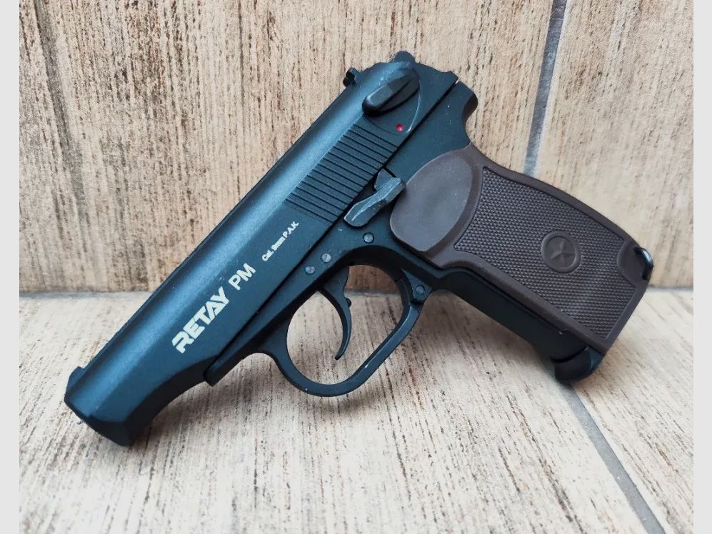 RETAY PM 9mm P.A.K. Schreckschusspistole Makarov PM Nachbau - Expédition dans toute l'UE