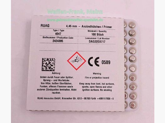 RWS (WZd.Fa.Rottweil) Kleine Pistool Magnum #4047