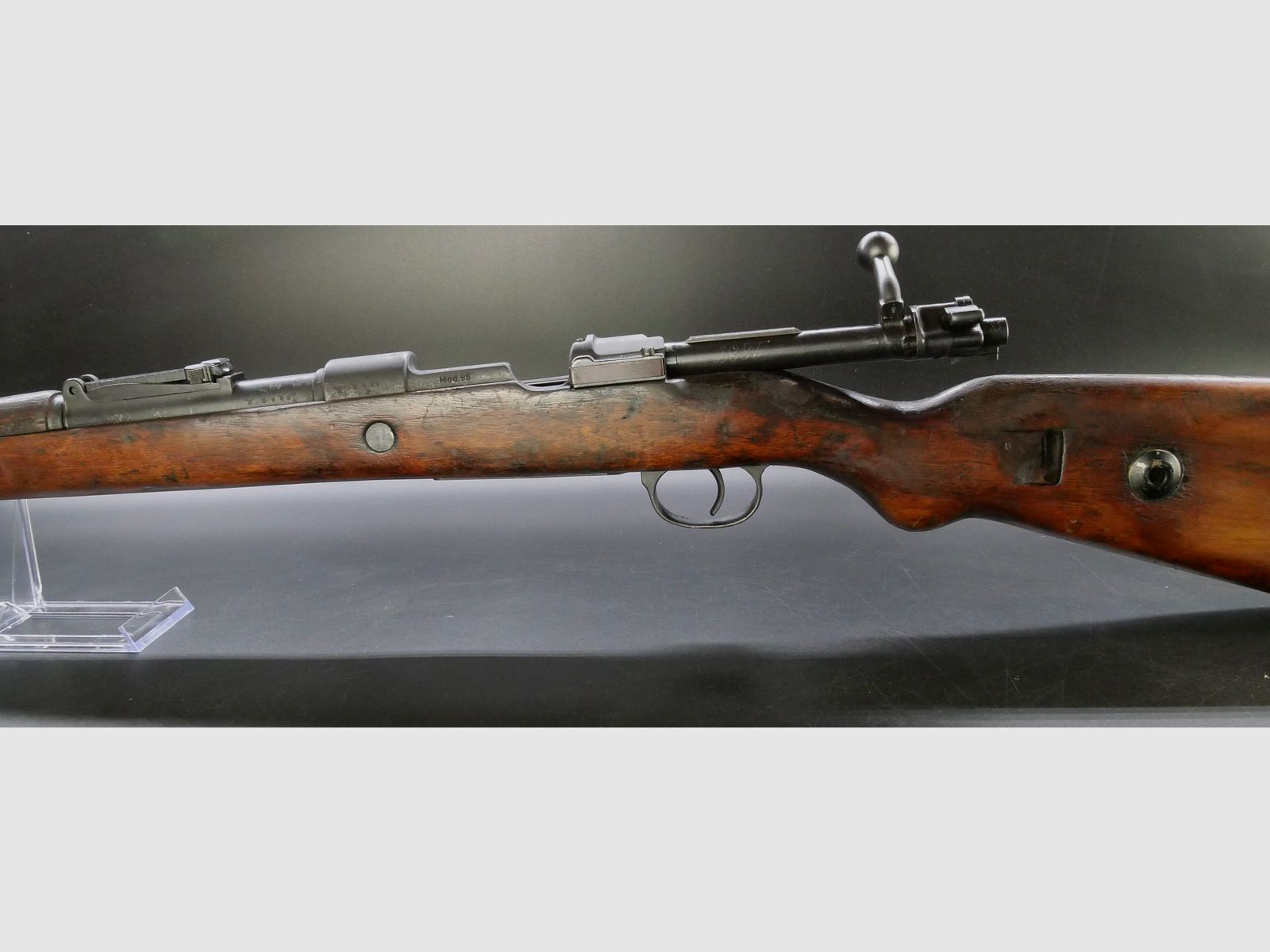 Mauser K98k Umbau auf Einzellader Original Bestempelung, ohne Bajonett und Riemen