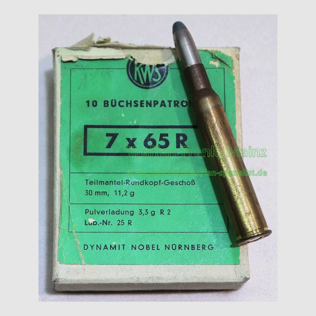 RWS (WZd.Fa.Rottweil) cartouches de fusil 7x65R