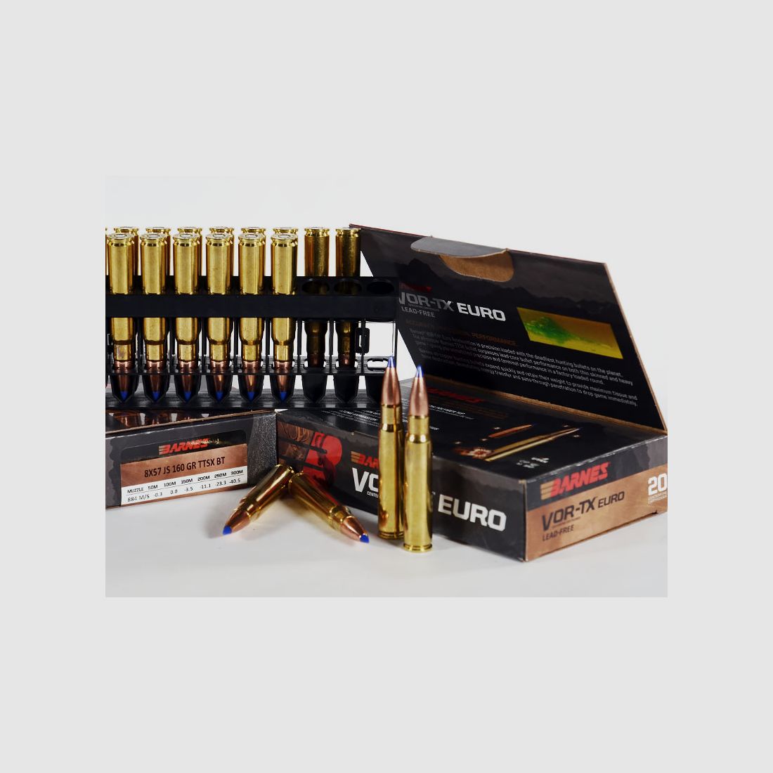 BARNES Vor-TX Euro TTSX 8x57 IS 160 grs 1 Packung (20 Schuss á 4,495 €*)