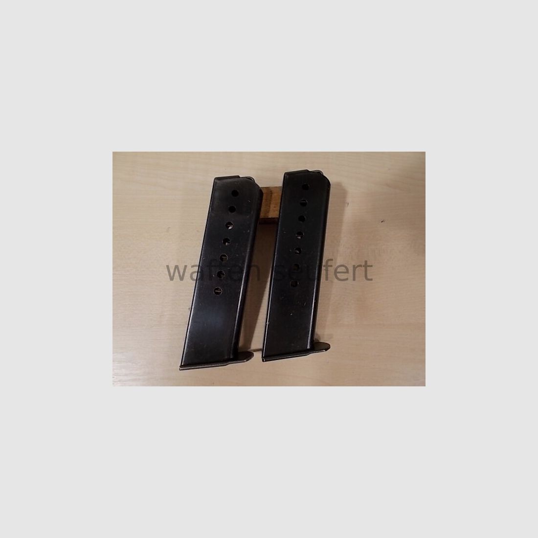 2 pieces of magazines 9mmL Walther P38 Bundeswehr polished