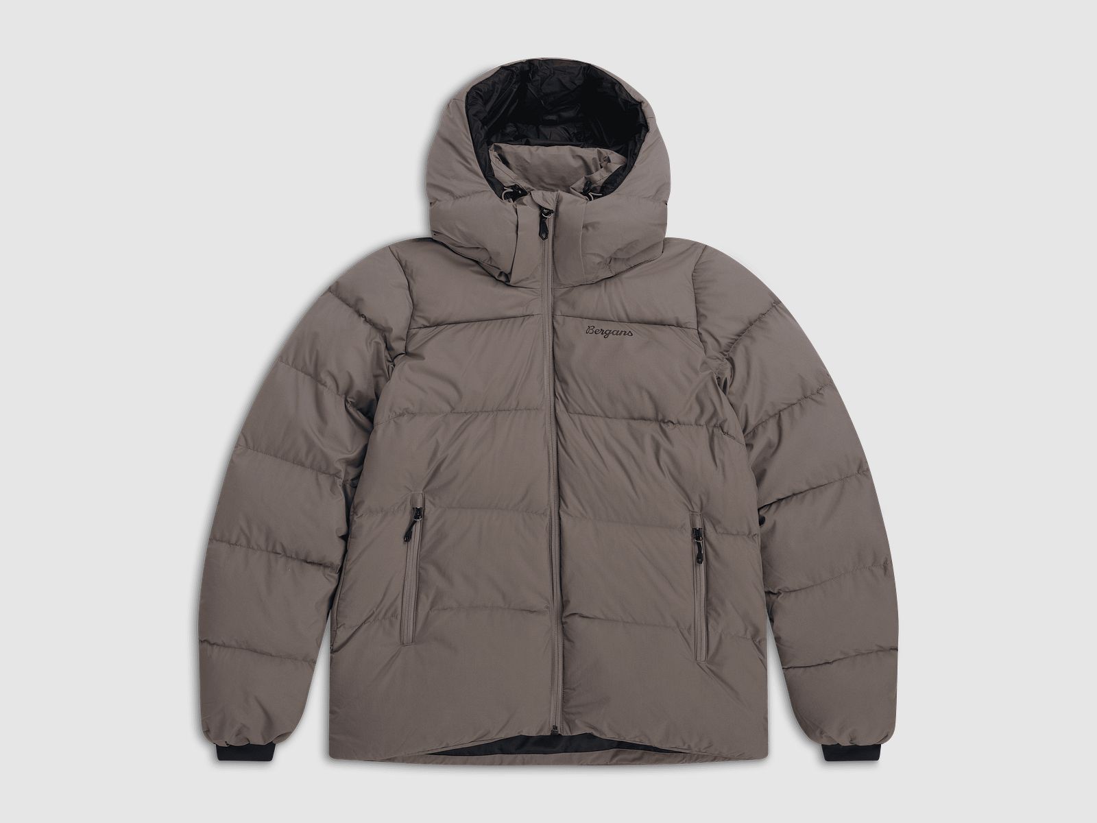 Bergans Lava Warm Down Jacket w/Hood Women Rock Taupe XS