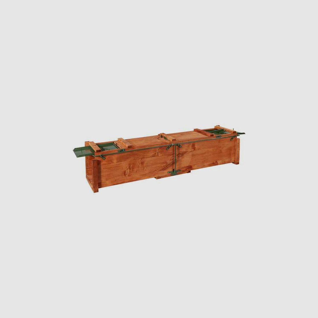 Holzkastenfalle zweitürig, 30x30x150 cm