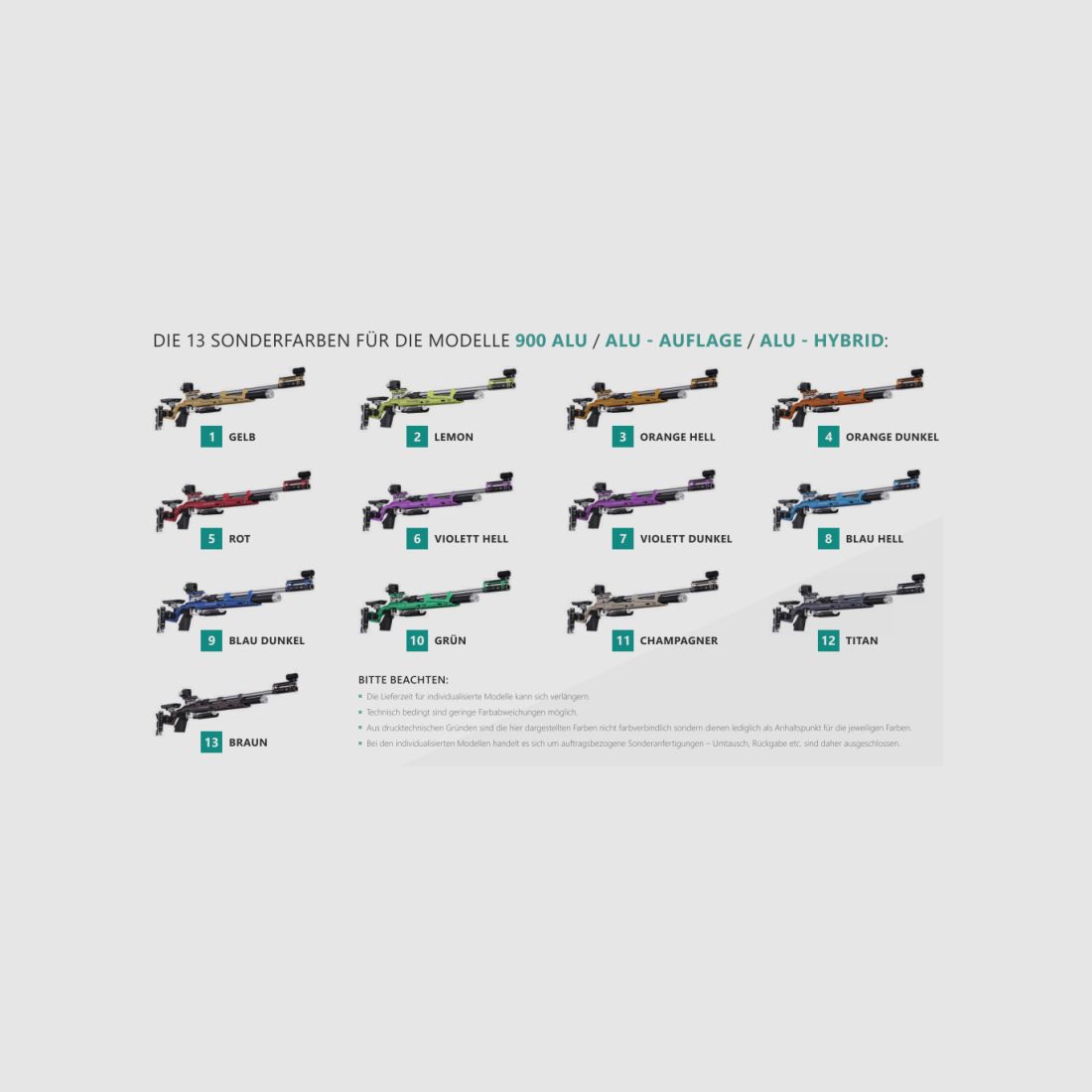 FEINWERKBAU LG900 special color