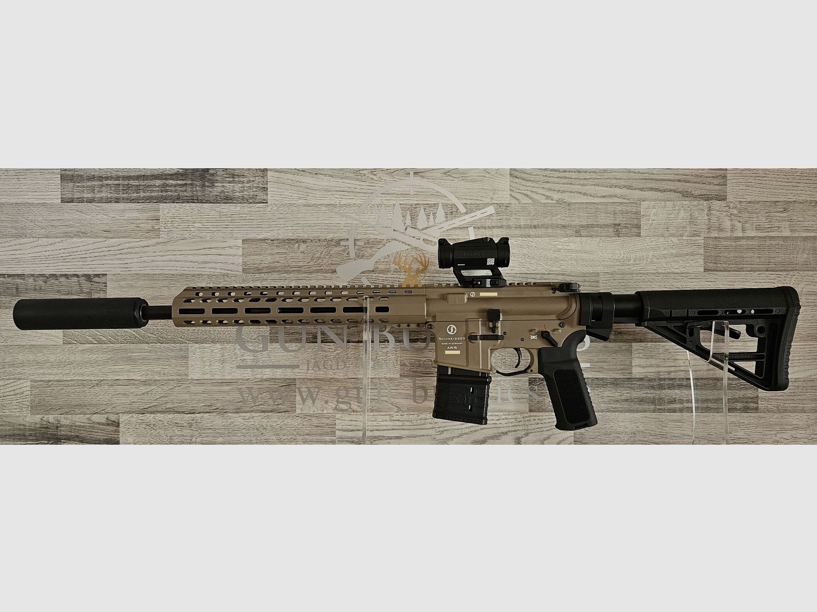 Schmeisser AR-15 M4FL FDE 14.5" cal. .223Rem. - Complete set - New merchandise from specialist trade