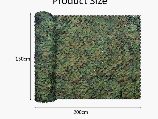 Nuovo rete mimetica 200cm x 150cm rete mimetica 2m x 1,5m modello mantello mimetico mimetizzazione Airsoft Softair cecchino Paintball campeggio