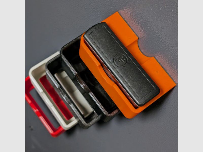 Magnetic magazine holder for CZ Alpha 600 magazines for gun cabinet - accessories for the gun cabinet