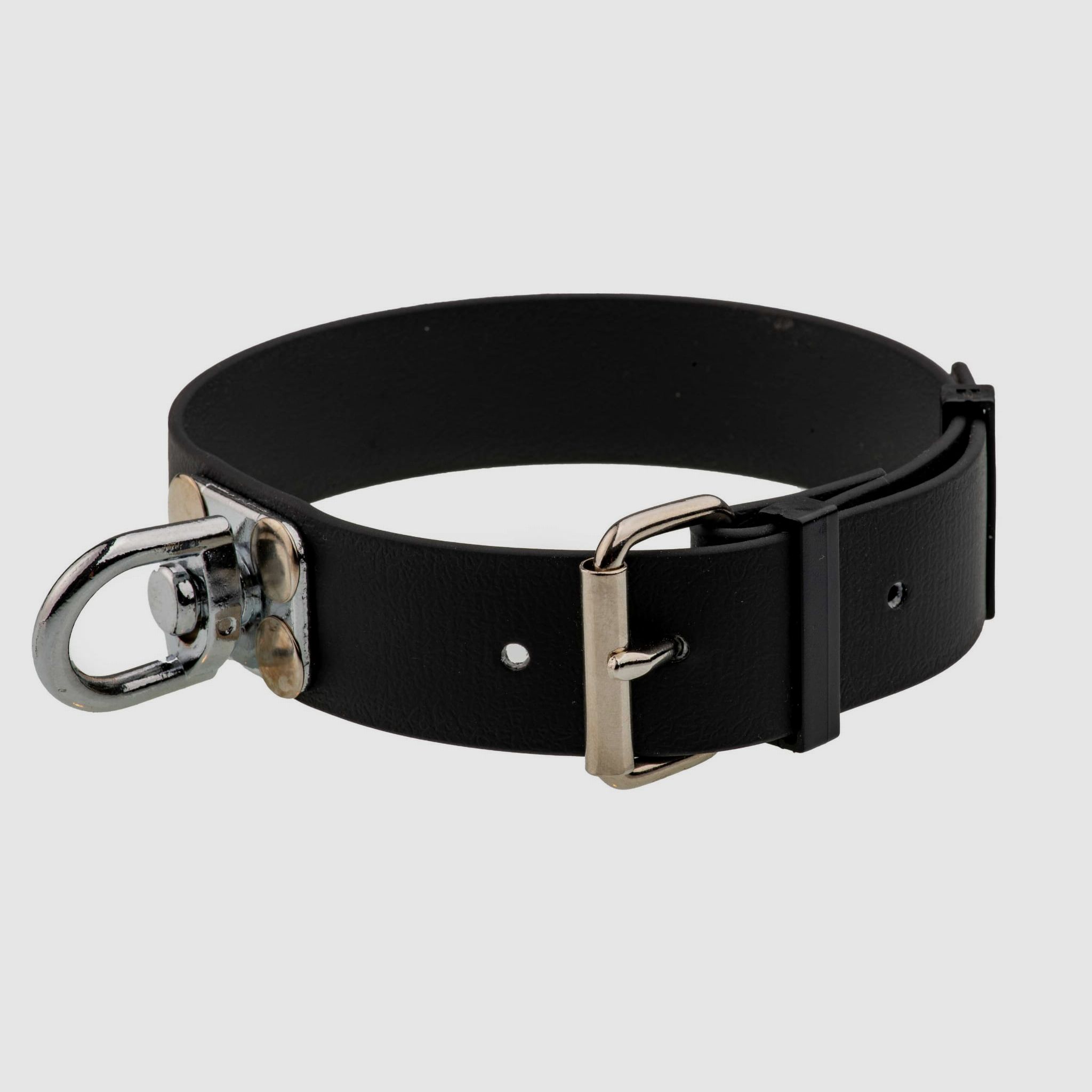 Collier de recherche au sang en Biothane 30 mm 36–42 cm noir, image 1 sur 3