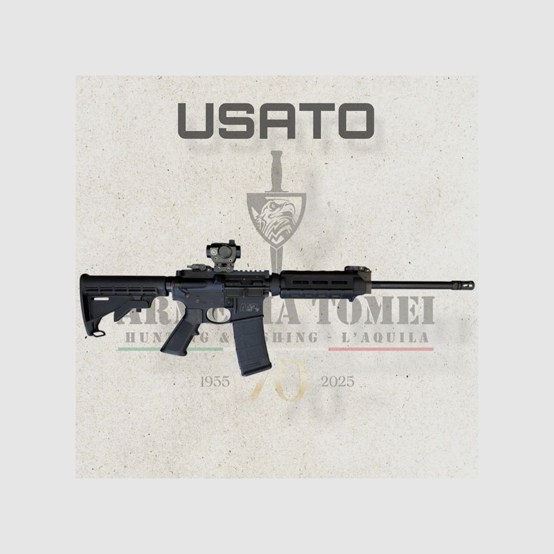 GEBRAUCHT – BÜCHSE – SMITH & WESSON M&P-15 SPORT II OR M-LOK 16” Kal. 223 Rem., Bild 1 von 6