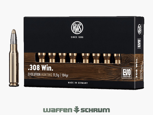 RWS EVO 11,9g - 184gr .308Win