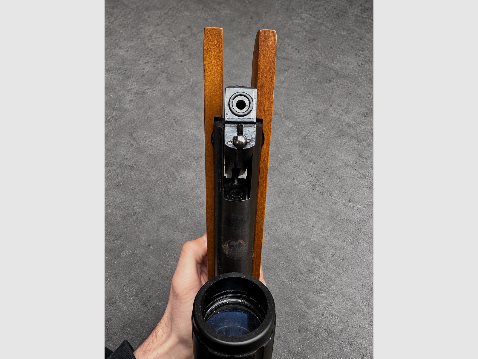 Ruger Air Hawk Luftgewehr Knicklader 4,5mm .177 Target Sniper Schalldämpfer tactical 3-9x40 Zielfernrohr Match Qualität neuwertig, Bild 8 von 9