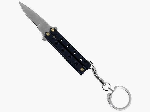 legale Mini-Butterfly, sleutelhanger zwart