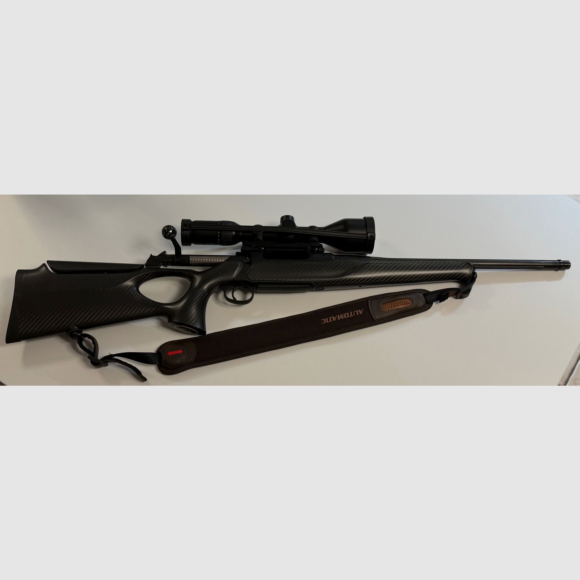 Sauer 404 Synchro XTC (Carbon) .308 + Dentler mount + Steiner Ranger 6 3-18 x 56 + handmade stone chamber grip ball