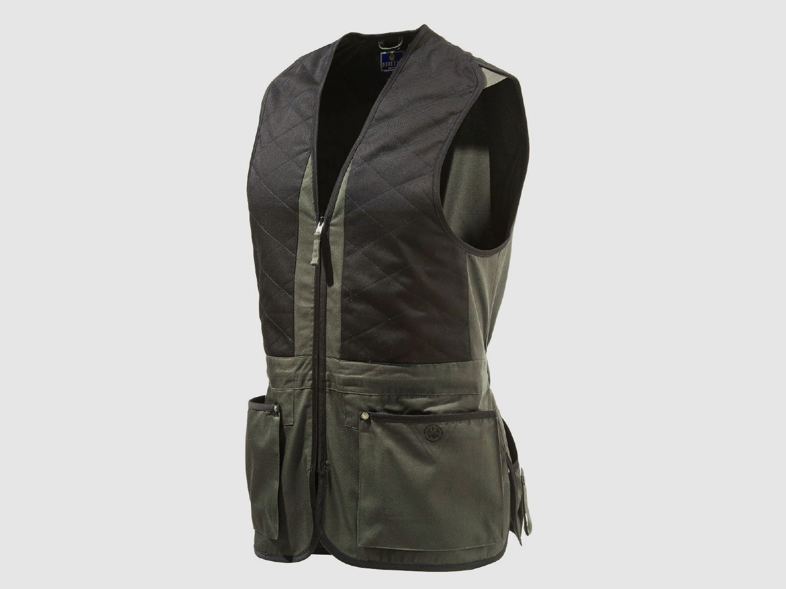 Beretta Schießwe. Trap Cotton Vest SMU Green & black