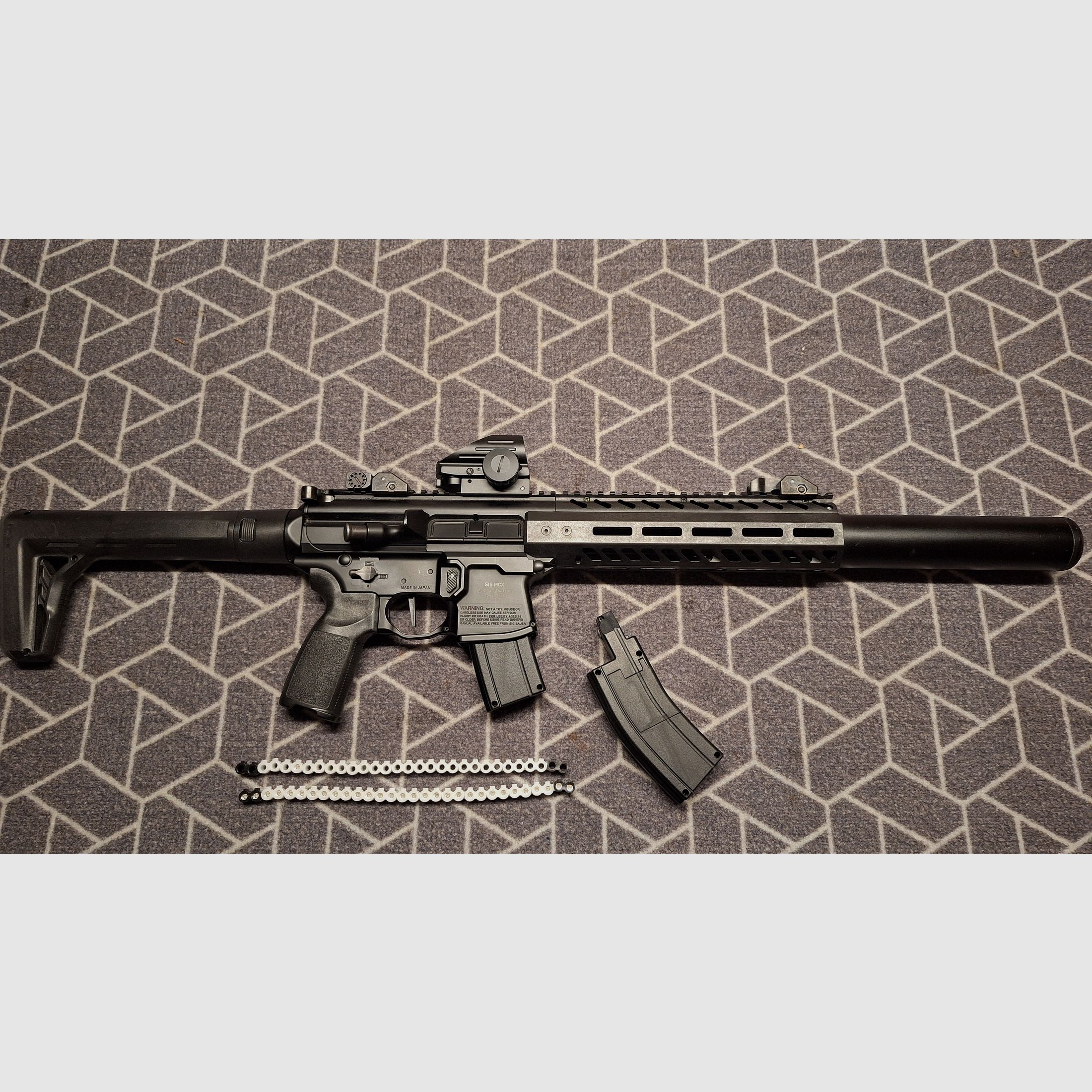 SIG SAUER MCX GEN2 Co2-Gewehr Schwarz 4,5 mm Diabolo