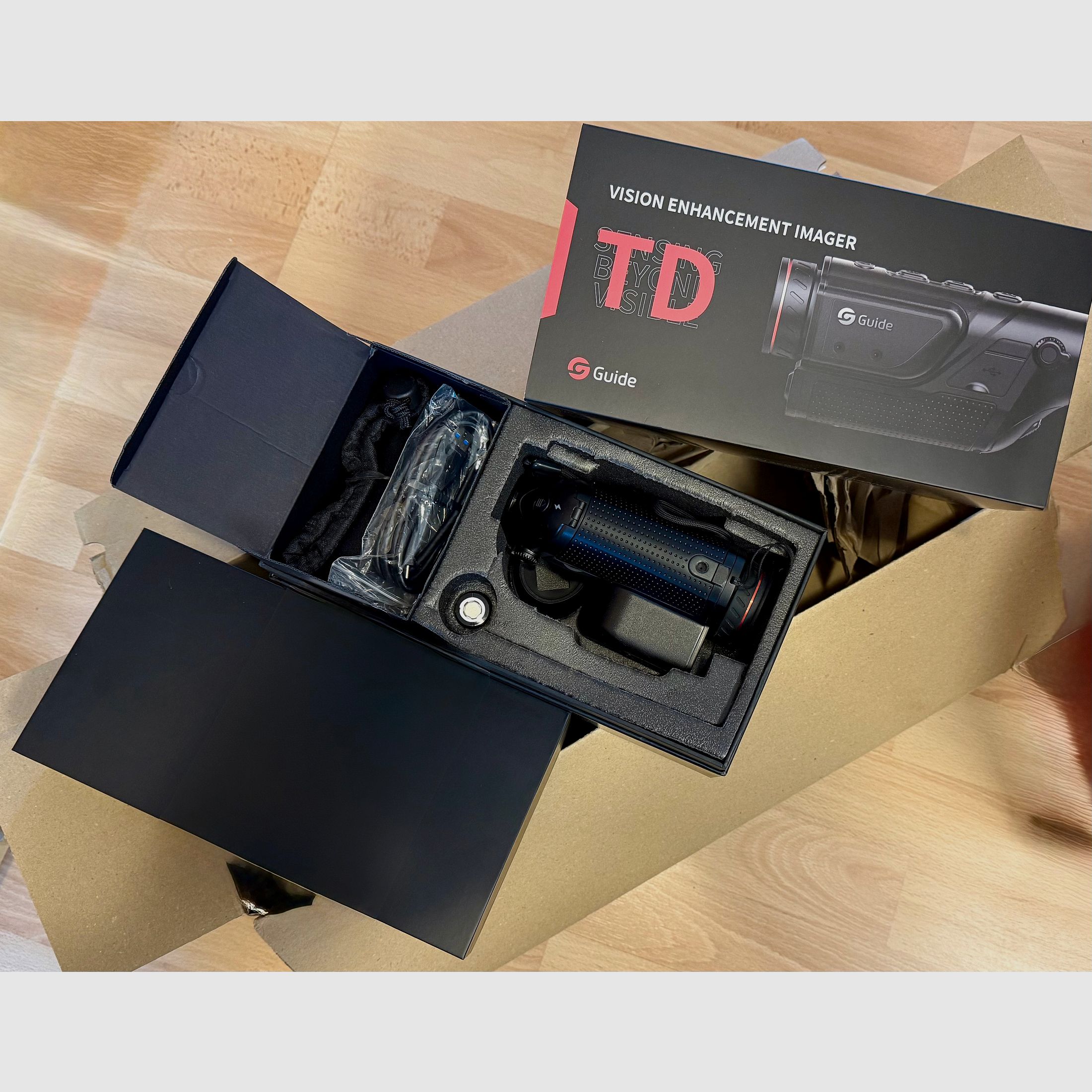 ** Guide Sensmart Wärmebildgerät TD 631 LRF * NEU * GARANTIE * Laser-Entfernungsmesser * OVP * 640-er Sensor **