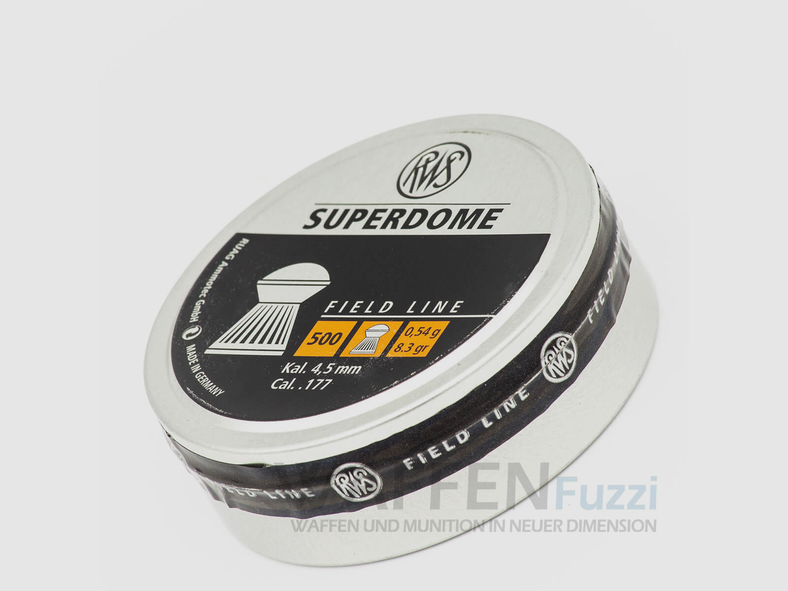 RWS Superdome Round Head Field Line 500 pcs. Caliber 4.5mm