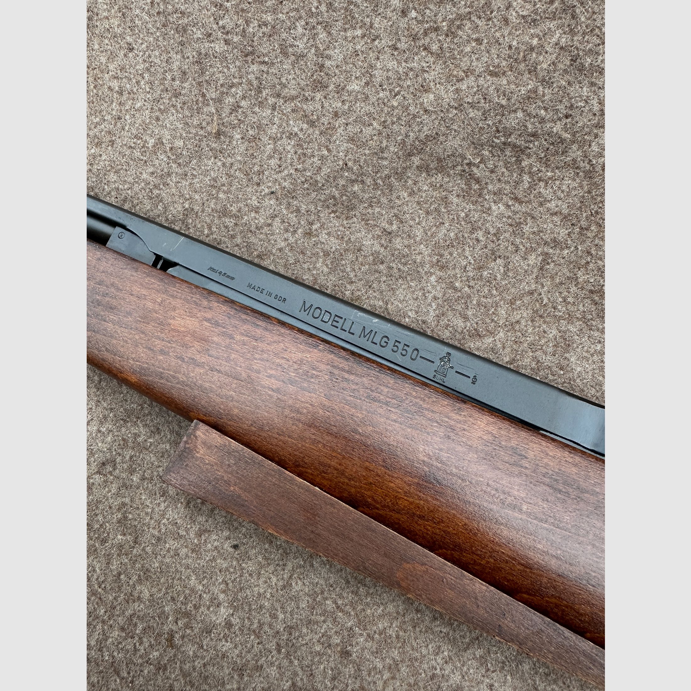 Haenel MLG 550 mit originalem Zubehör extrem selten