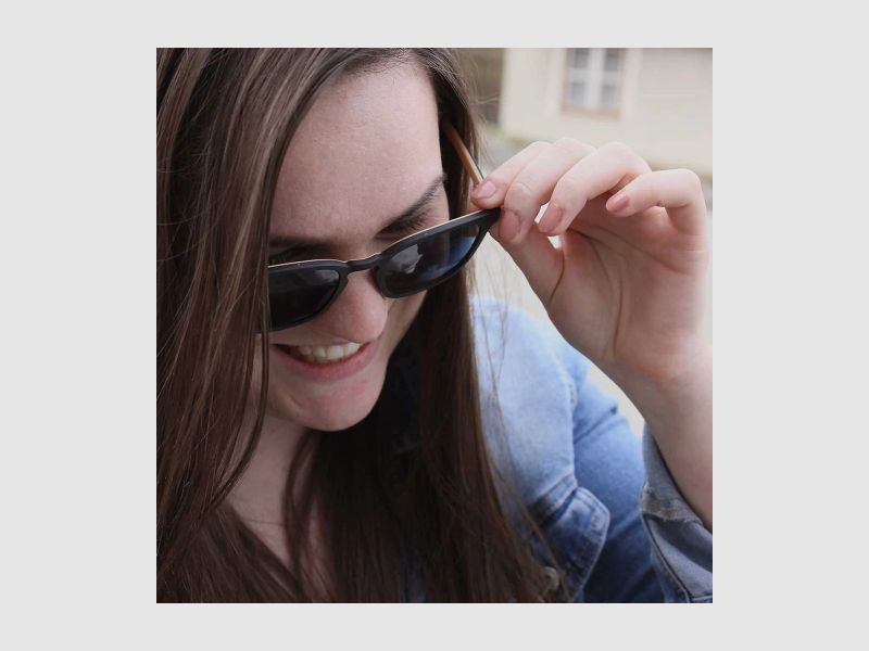 Lunettes de soleil Vue de la forêt en ébène