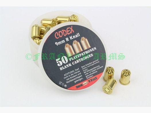 Codex 9mm R.K. 50 pieces