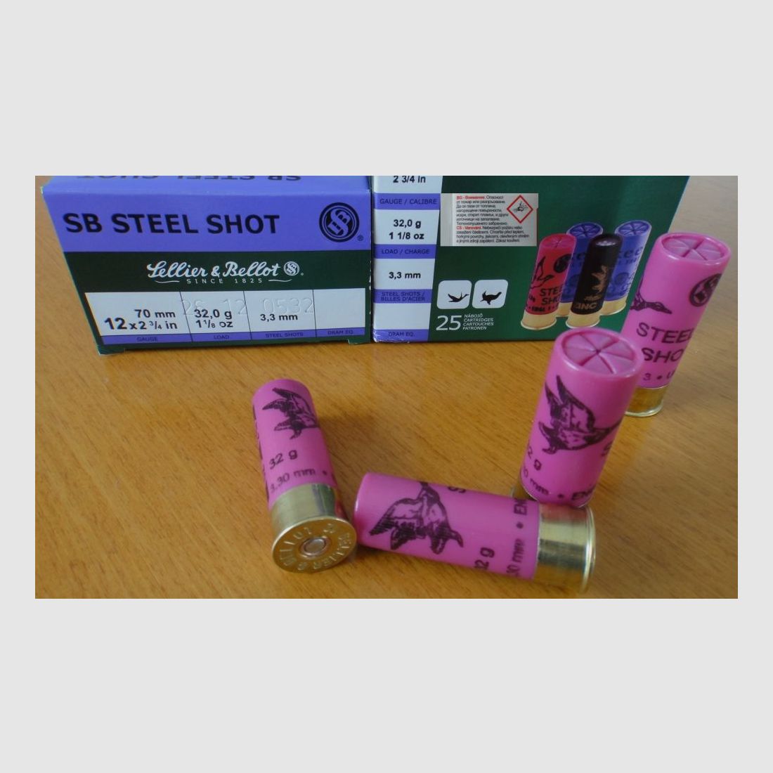 Sellier & Bellot Sellier & Bellot, Hunting Steel 12/70, Shot size 3.3mm