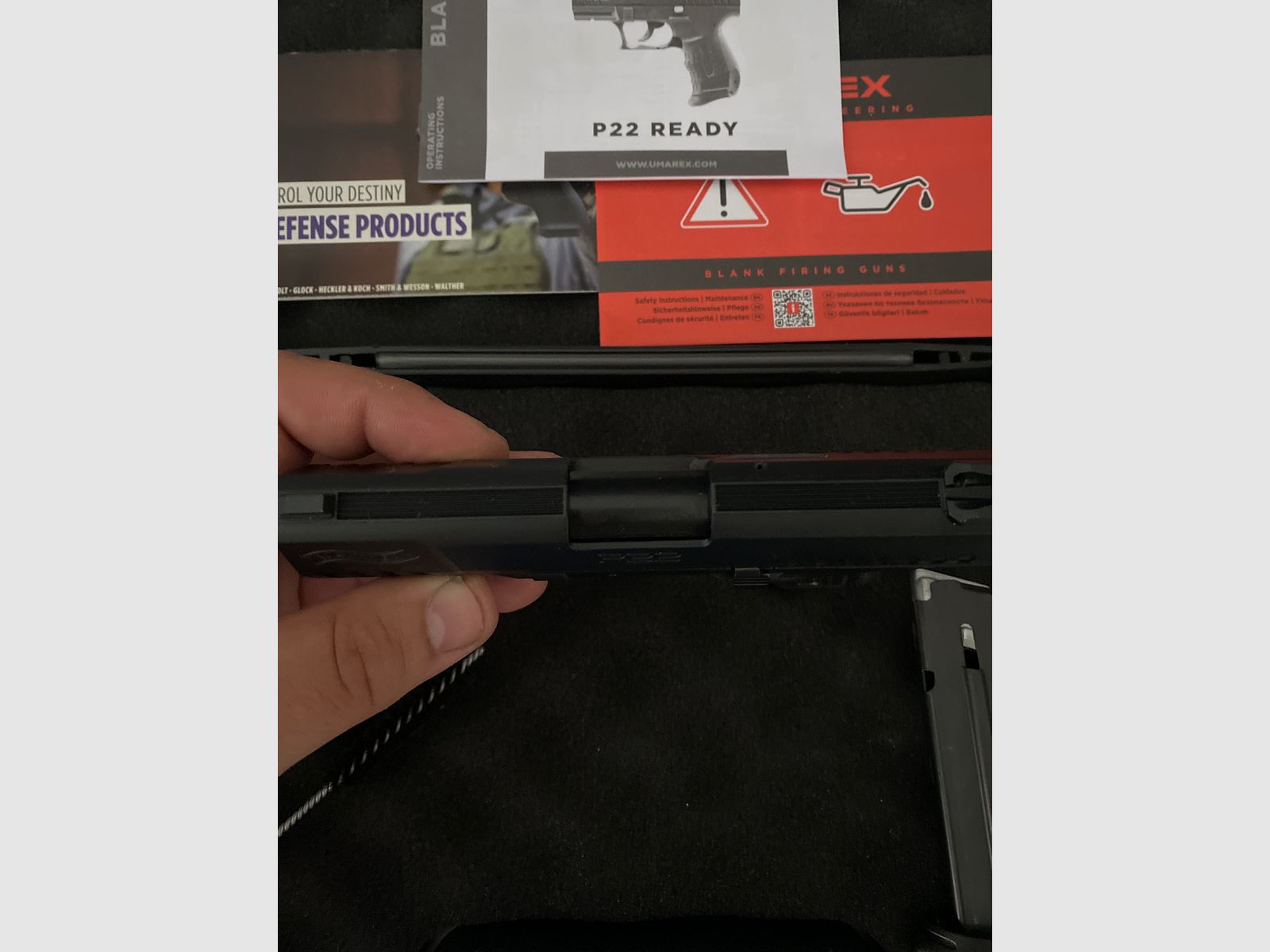 Walther P22 Ready 9mm P.A.K. mit Koffer Neu