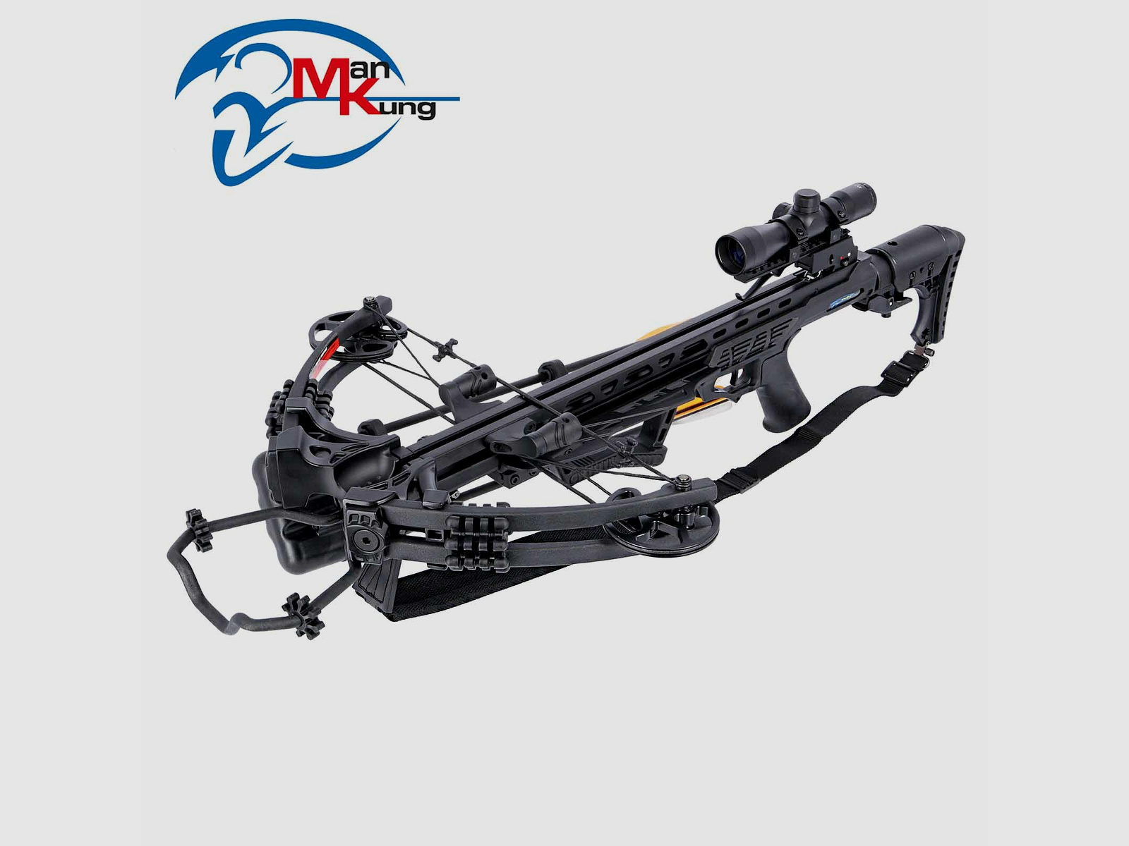 SET Compoundarmbrust Man Kung Kraken XB58 Schwarz 200 lbs (P18)