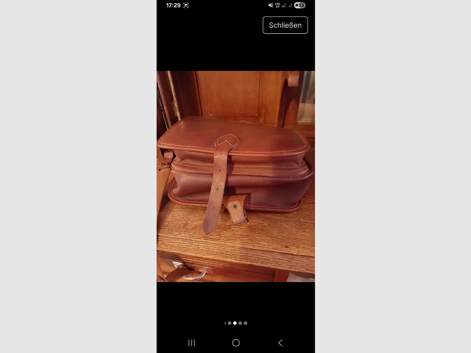 Echtleder Jagdtasche Unikat