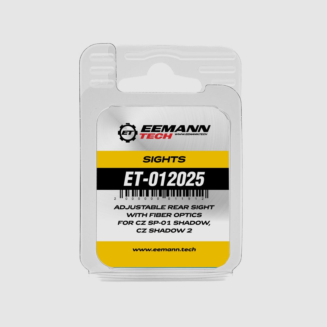 Eemann Tech verstellbare Kimme mit Faseroptik für CZ SP-01 SHADOW, CZ SHADOW 2, Bild 3 von 3