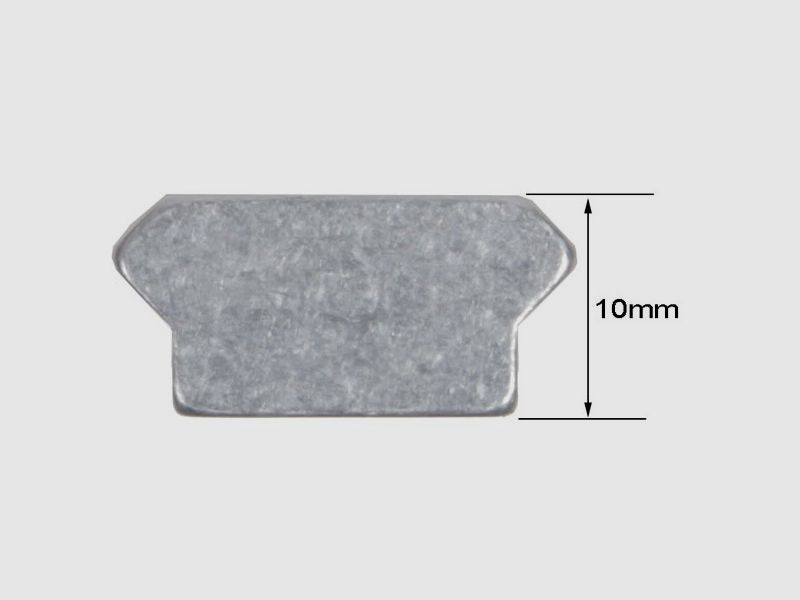 Recknagel mounting rail 204mm BH10 Picatinny with cross grooves, aluminum