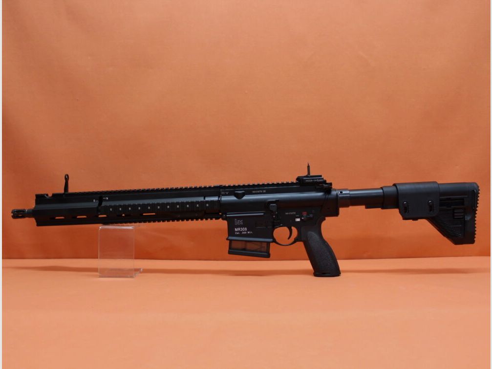 Heckler&Koch Ha.Büchse .308Win Heckler&Koch/H&K MR308 A3 28 16,5" Lauf Schwarz, Gas-Piston-System HK417/G28