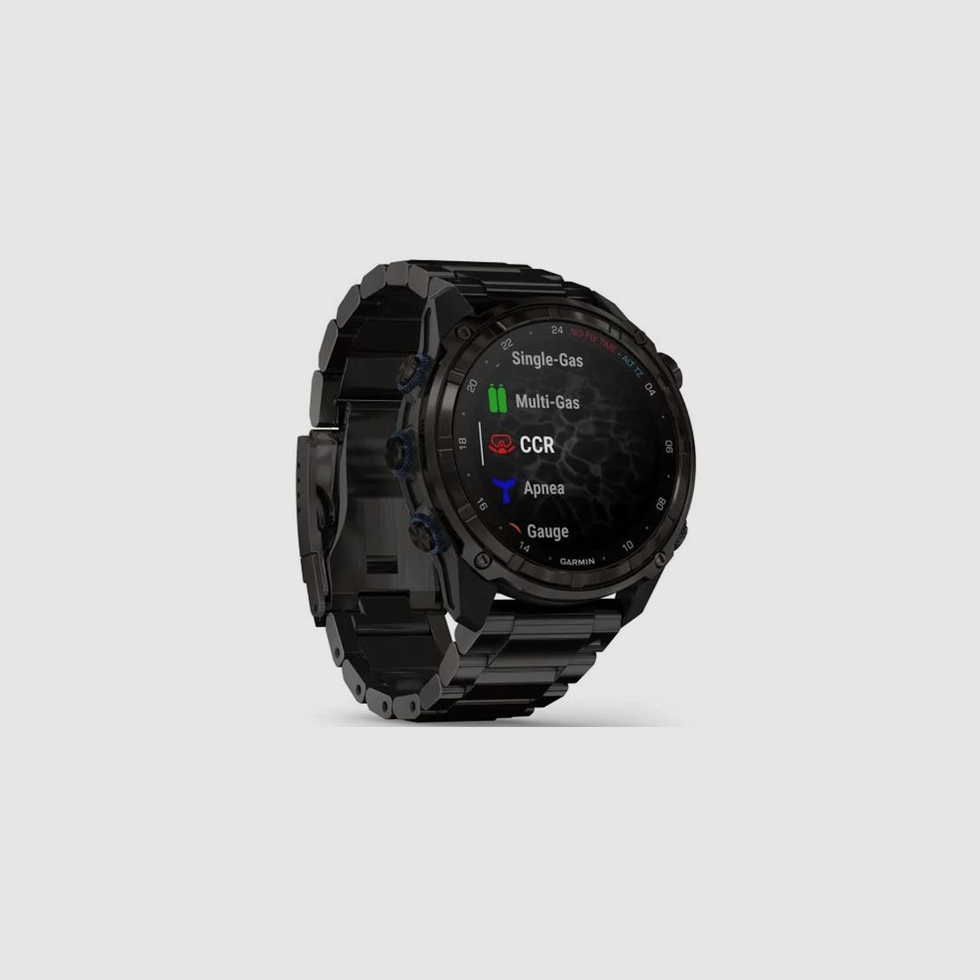 GARMIN DESCENT MK3i | Titanio revestimiento DLC gris carbón correa titanio, imagen 11 de 13