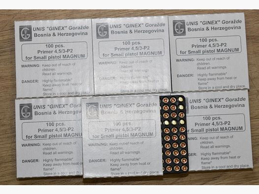 Ginex Mała Pistoletowa Magnum Kapiszony